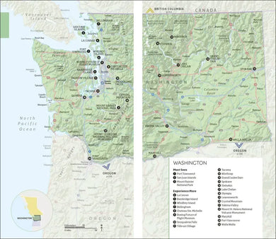 DK Pacific Northwest: Oregon, Washington and British Columbia US - Paperback / softback