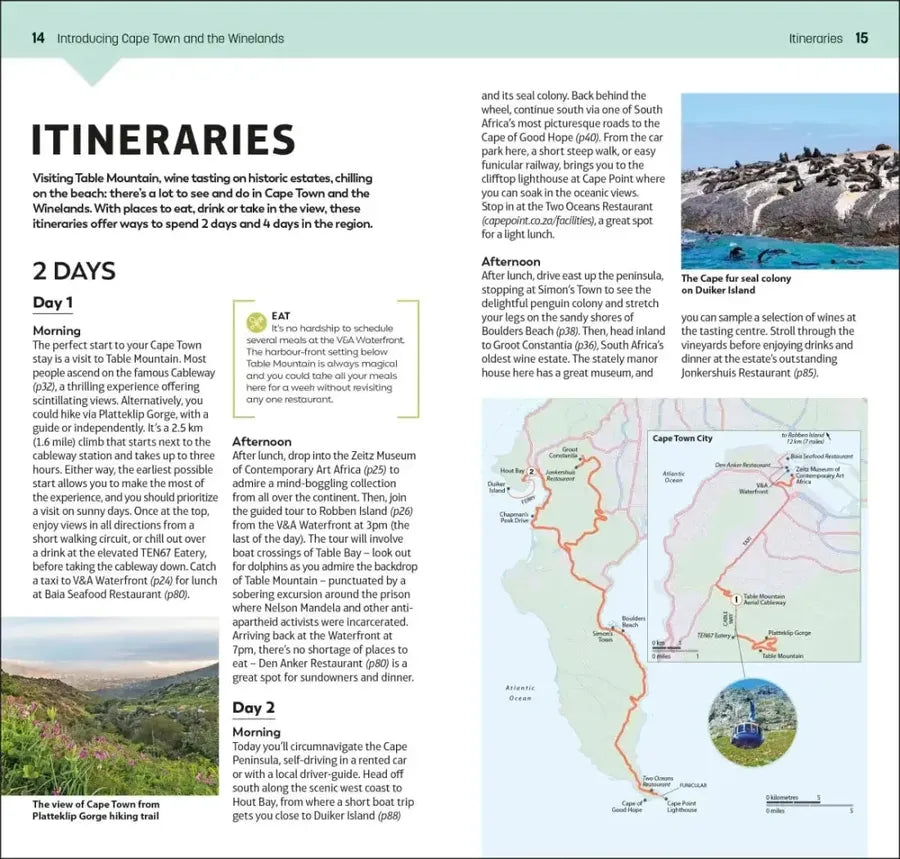 DK Top 10 Cape Town and the Winelands US - Paperback / softback