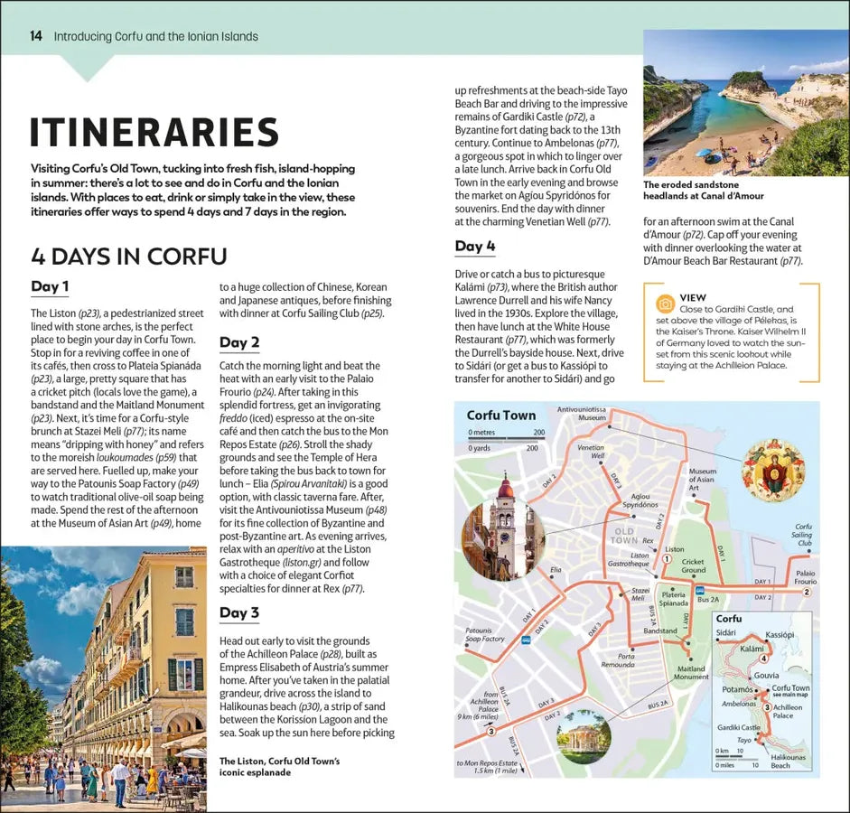 DK Top 10 Corfu and the Ionian Islands US - Paperback / softback (9780241722008)