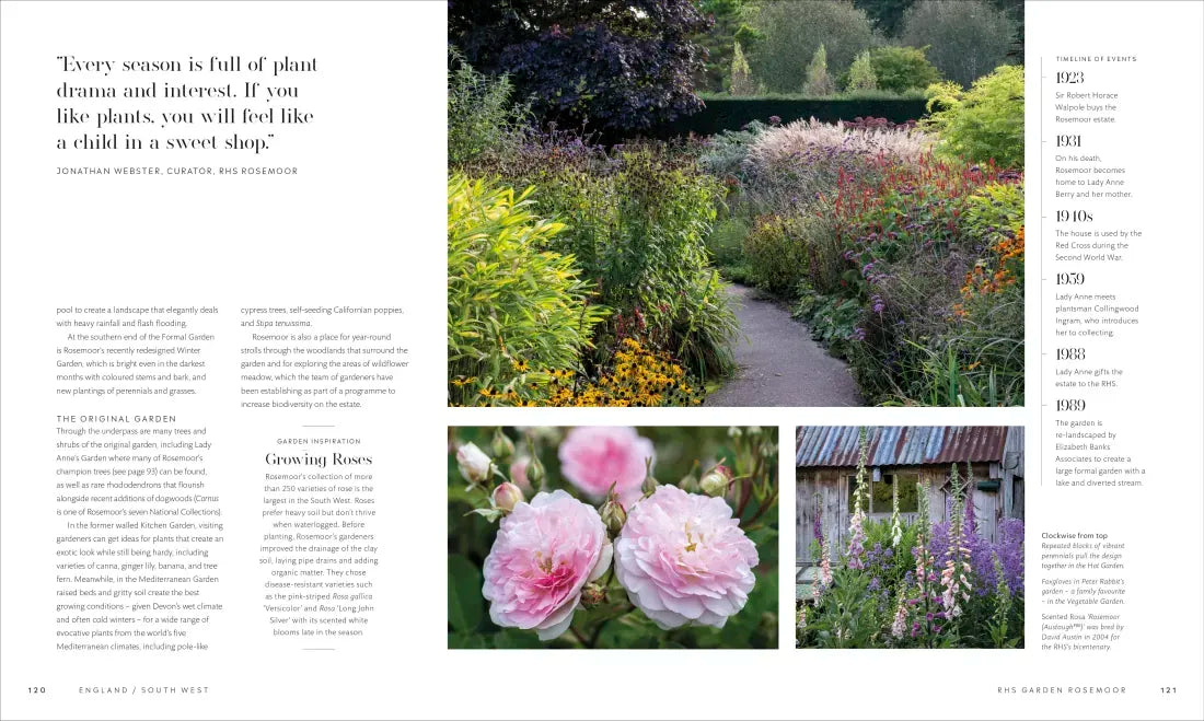 RHS Gardens of Great Britain and Ireland US - Hardback