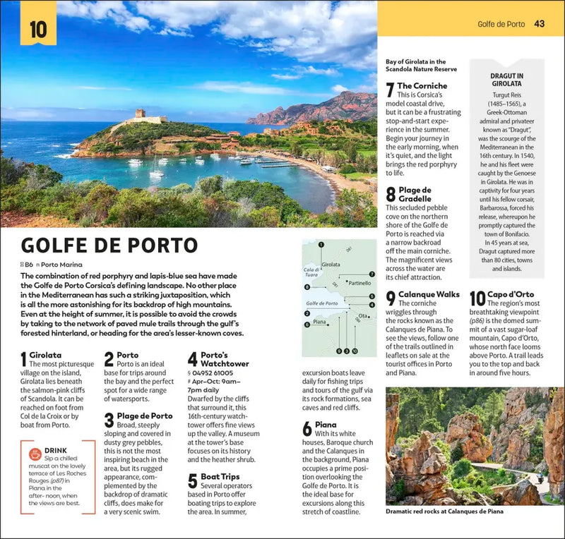 DK Top 10 Corsica US - Paperback / softback