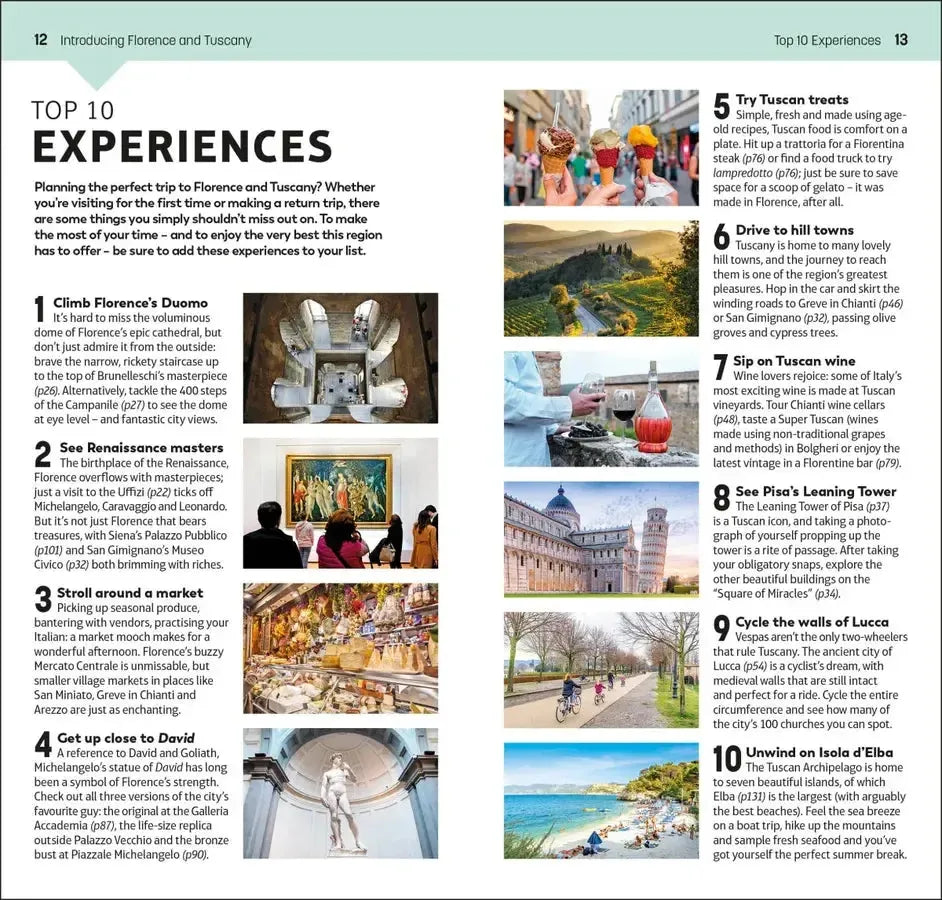 DK Top 10 Florence and Tuscany US - Paperback / softback