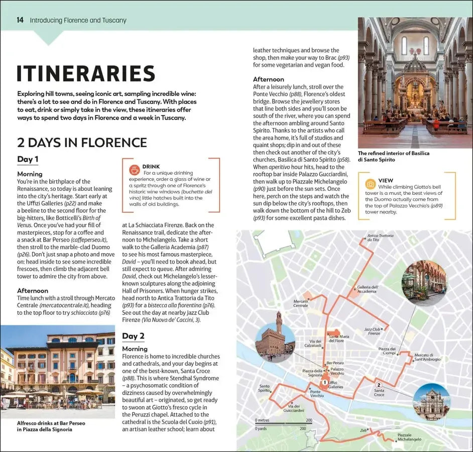 DK Top 10 Florence and Tuscany US - Paperback / softback