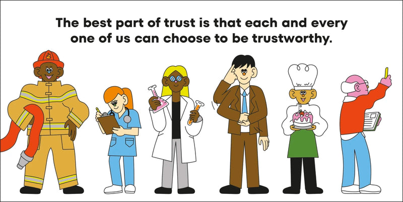 A Little Book About Trust US - Board book