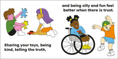 A Little Book About Trust US - Board book