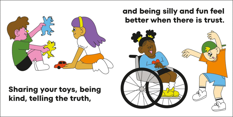 A Little Book About Trust US - Board book