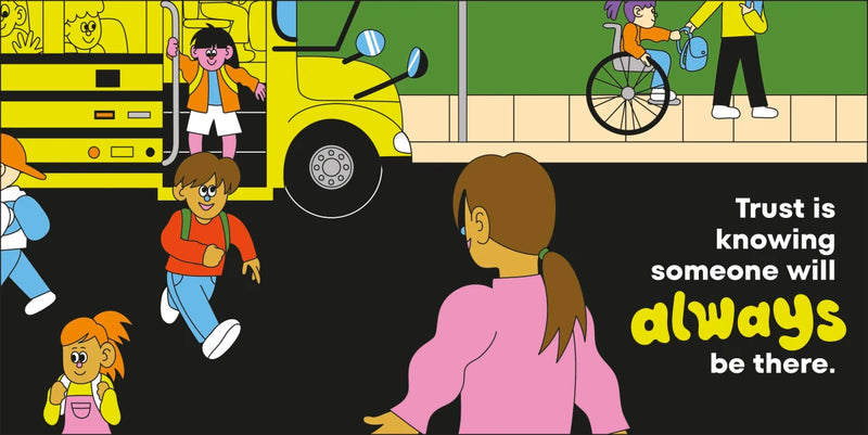 A Little Book About Trust US - Board book