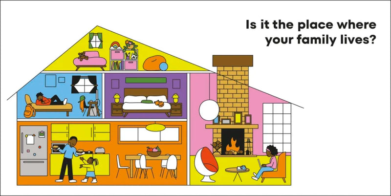 A Little Book About Home US - Board book