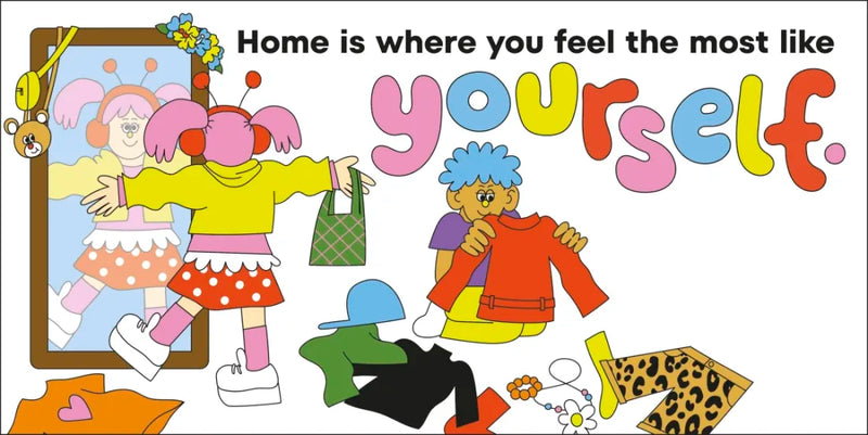 A Little Book About Home US - Board book