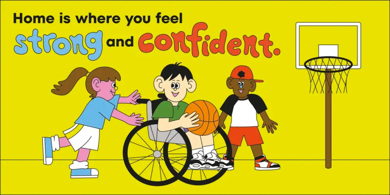 A Little Book About Home US - Board book