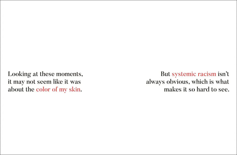 A Kids Book About Systemic Racism US - Hardback