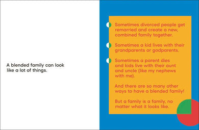 A Kids Book About Blended Families US - Hardback