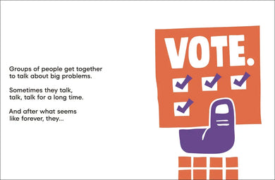 A Kids Book About Democracy US - Hardback