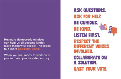 A Kids Book About Democracy US - Hardback
