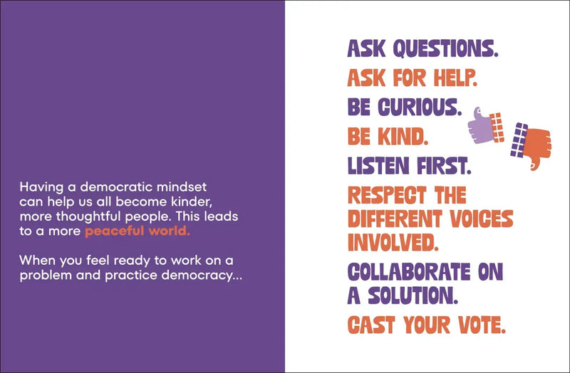 A Kids Book About Democracy US - Hardback