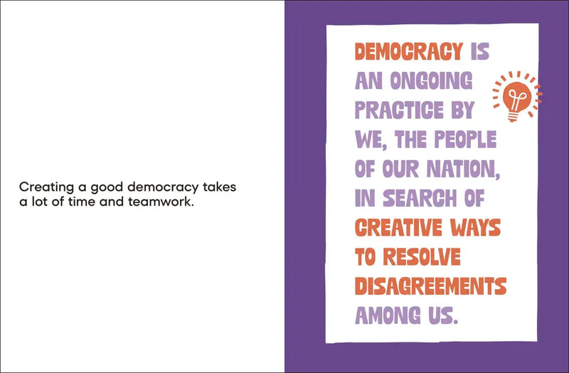 A Kids Book About Democracy US - Hardback