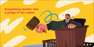 A Little Book About Justice US - Board book