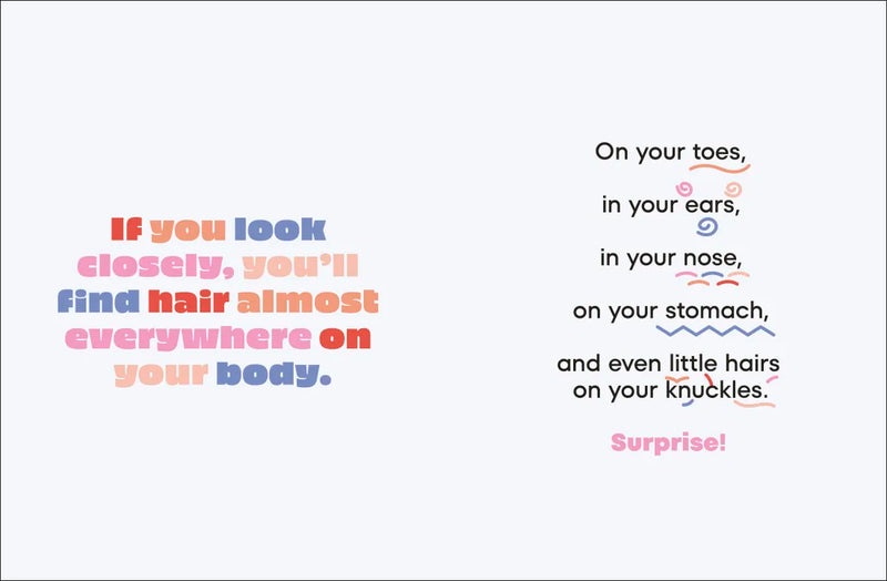 A Kids Book About Body Hair US - Hardback