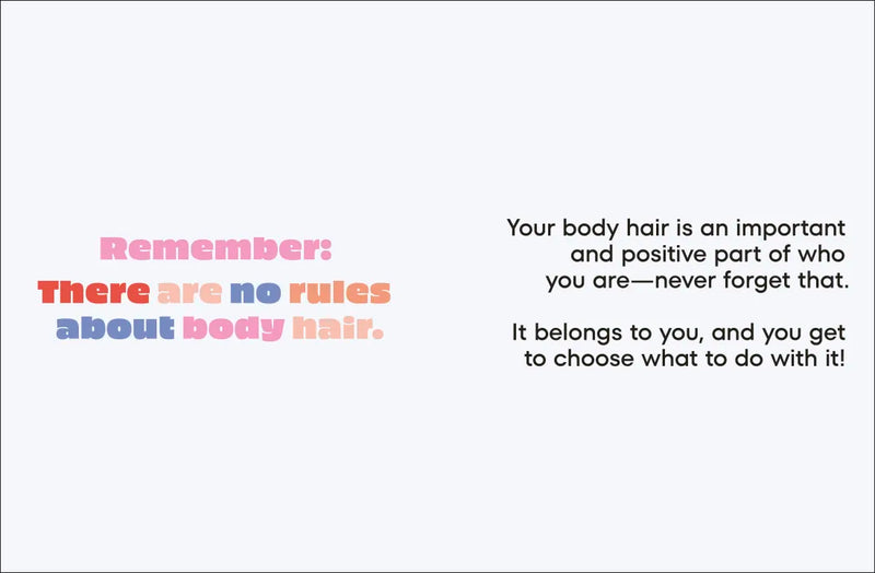 A Kids Book About Body Hair US - Hardback