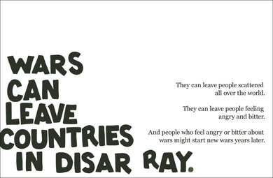 A Kids Book About War US - Hardback