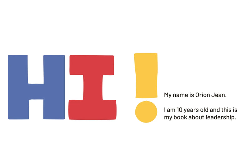 A Kids Book About Leadership US - Hardback