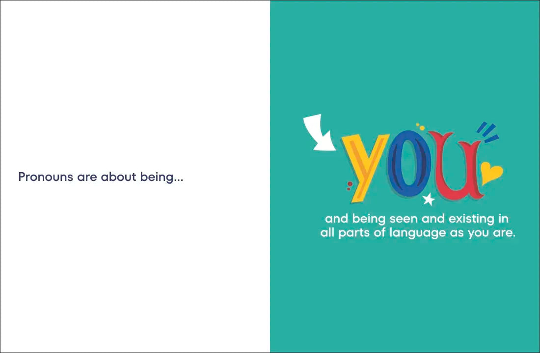 A Kids Book About Pronouns US - Hardback