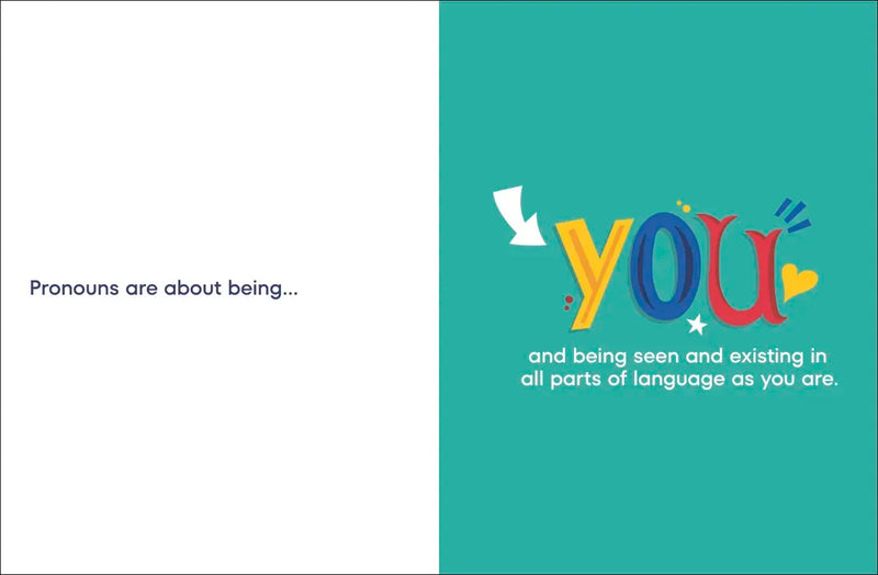 A Kids Book About Pronouns US - Hardback