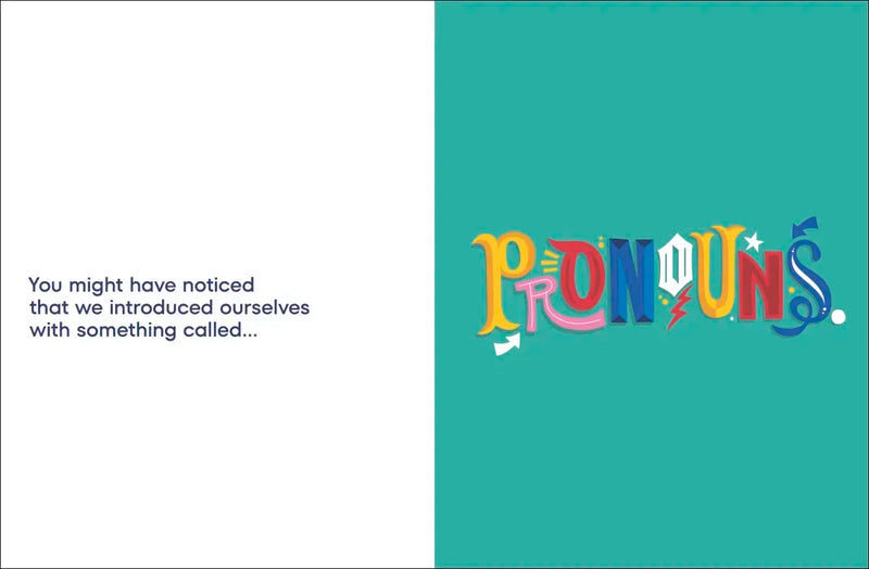 A Kids Book About Pronouns US - Hardback
