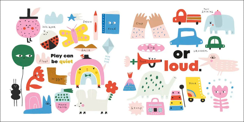 A Little Book About Play US - Board book