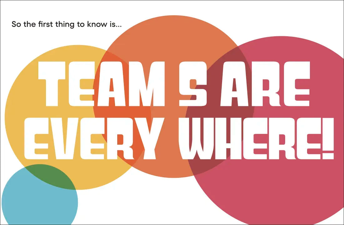 A Kids Book About Teams US - Hardback