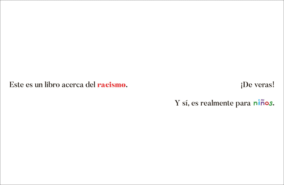 Un libro para niños sobre racismo interior 1 (ISBN 9780241743706)