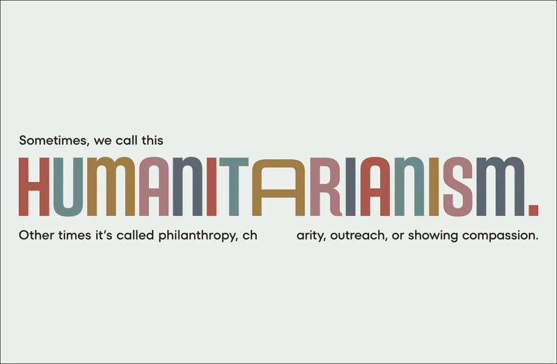 A Kids Book About Humanitarianism US - Hardback