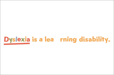 A Kids Book About Dyslexia US - Hardback