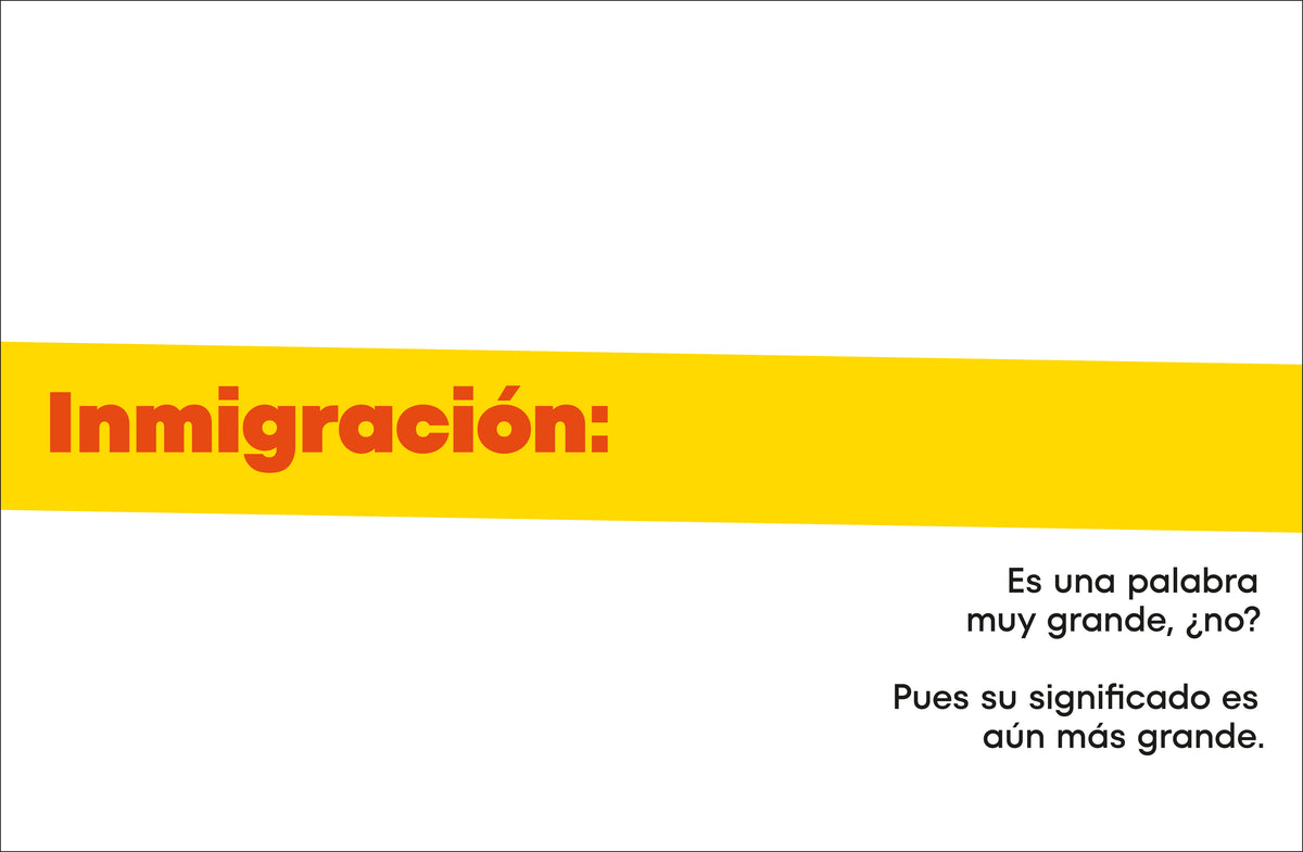 Un libro para niños sobre inmigración interior 1 (ISBN 9780241743836)