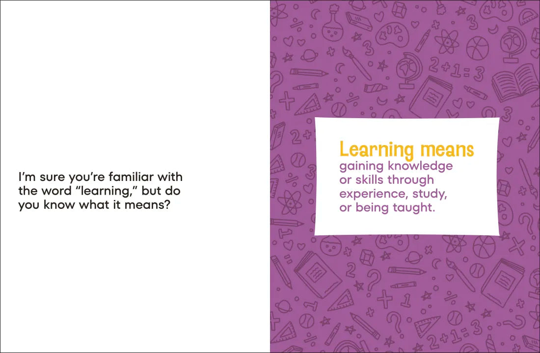 A Kids Book About Learning US - Hardback