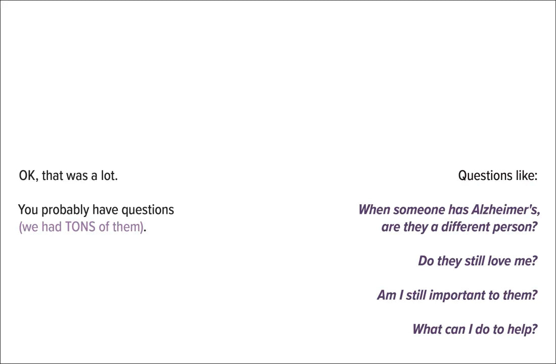 A Kids Book About Alzheimer's US - Hardback