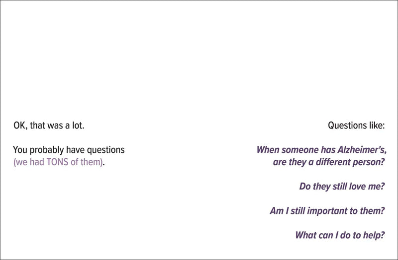 A Kids Book About Alzheimer's US - Hardback