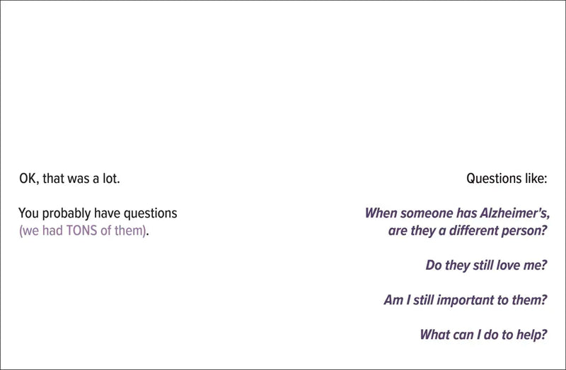 A Kids Book About Alzheimer's US - Hardback