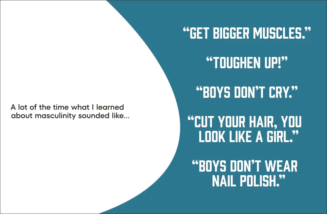 A Kids Book About Masculinity US - Hardback