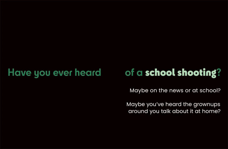 A Kids Book About School Shootings US - Hardback
