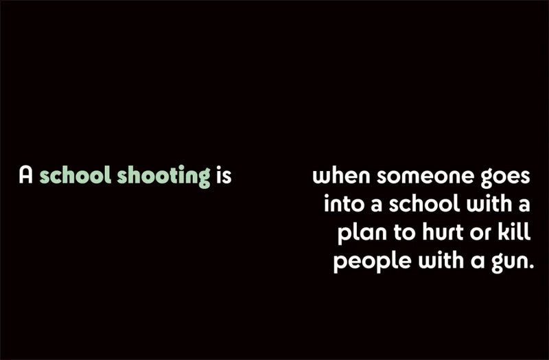 A Kids Book About School Shootings US - Hardback