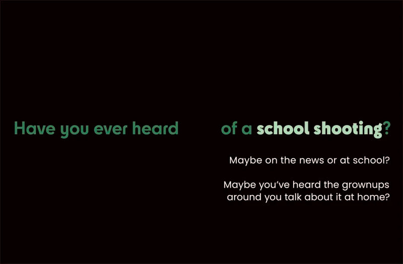 A Kids Book About School Shootings US - Hardback