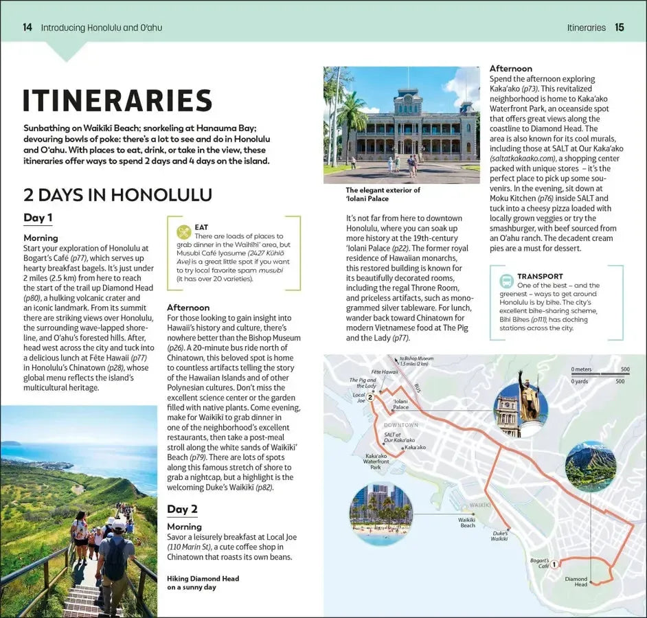 DK Top 10 Honolulu and O'ahu US - Paperback / softback