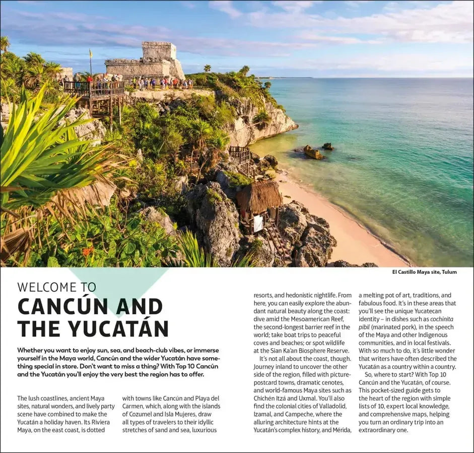 DK Top 10 Cancun and the Yucatan US - Paperback / softback