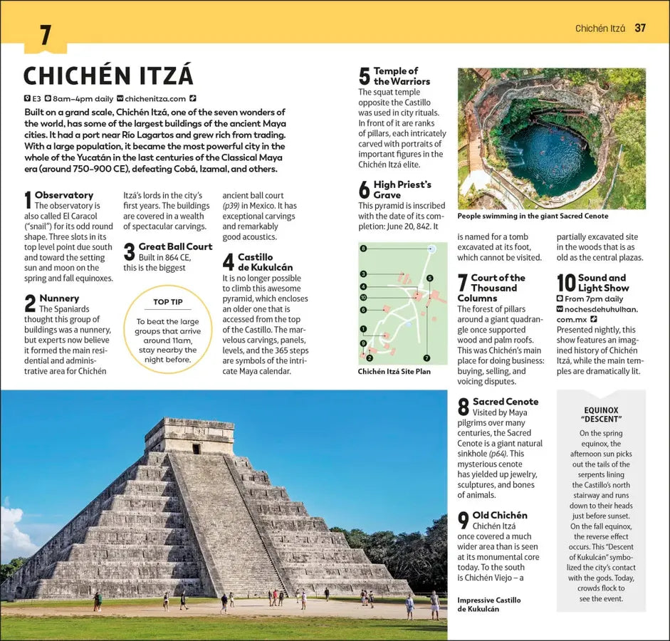 DK Top 10 Cancun and the Yucatan US - Paperback / softback