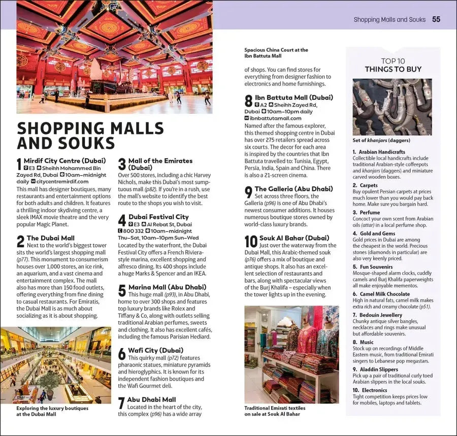 DK Top 10 Dubai and Abu Dhabi US - Paperback / softback