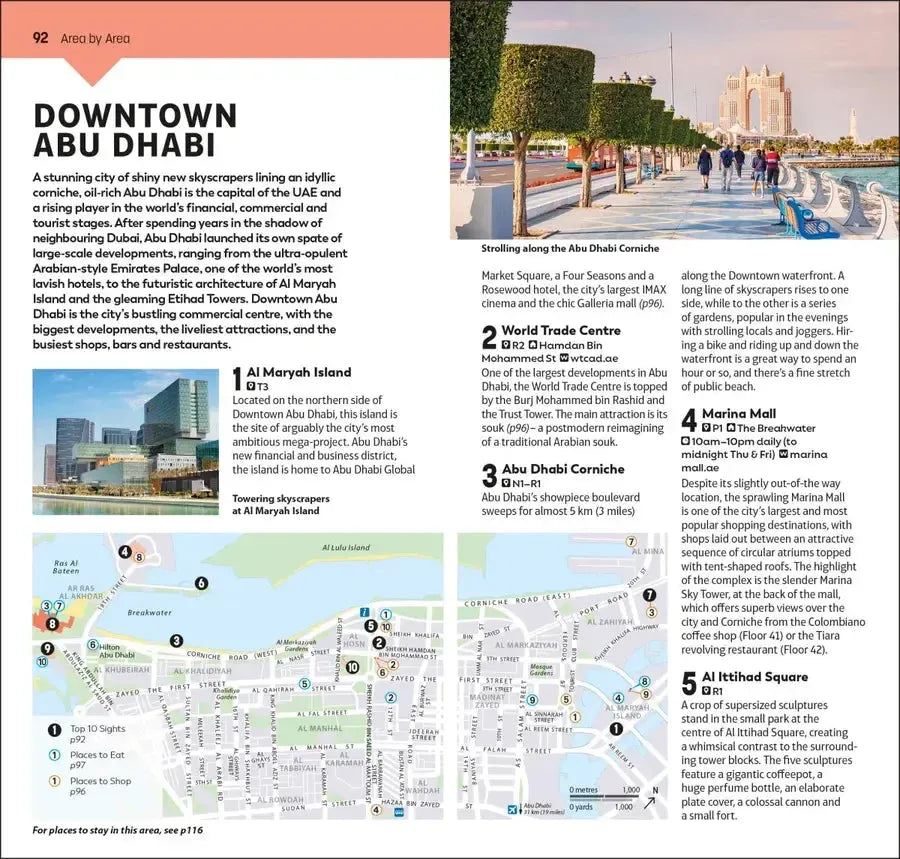 DK Top 10 Dubai and Abu Dhabi US - Paperback / softback