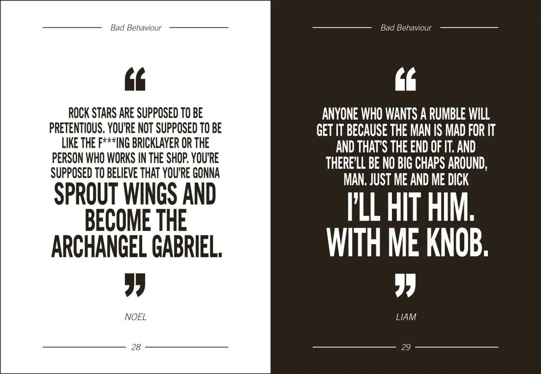 Wise Words Oasis US - Hardback
