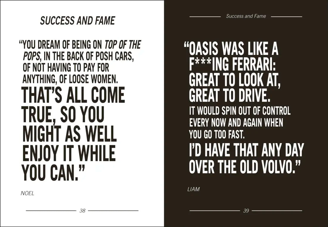Wise Words Oasis US - Hardback