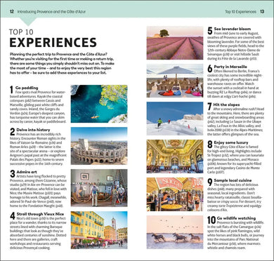 DK Top 10 Provence and the Cote d'Azur US - Paperback / softback